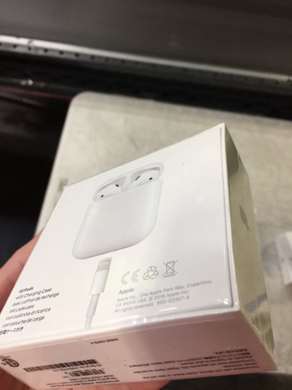 Photo 1 of Apple AirPods (2nd Generation) MV7N2AM/a with Charging Case - Stereo - Wireless - Bluetooth - Earbud - Binaural - in-ear