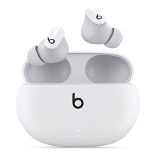 Photo 1 of Beats Studio Buds – True Wireless Noise Cancelling Earbuds – Compatible with Apple & Android, Built-in Microphone, IPX4 Rating, Sweat Resistant Earphones, Class 1 Bluetooth Headphones - White