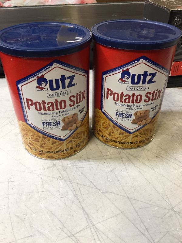 Photo 1 of Set of 2 Utz Chips - 15-Oz. Potato Stix