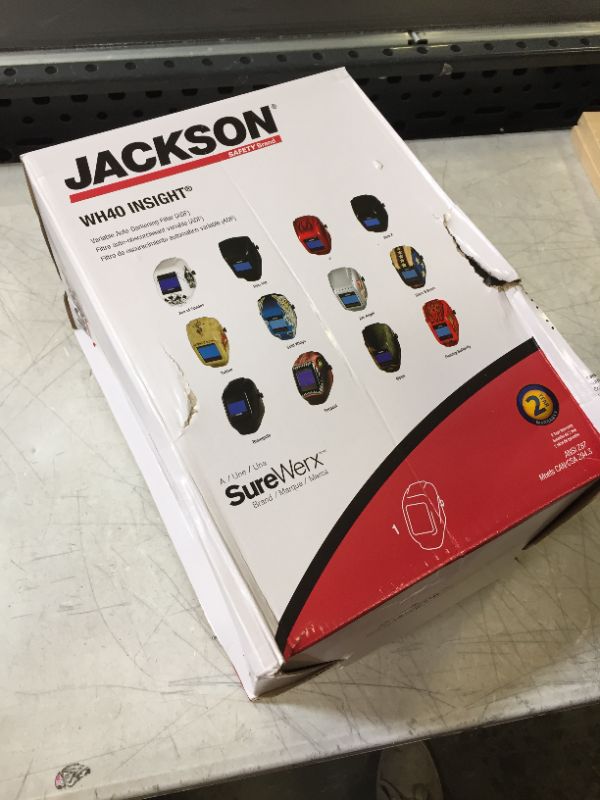 Photo 1 of Jackson Safety Insight Variable ADF Welding Helmet, Shade 9-13, Black - HSL-100 Series