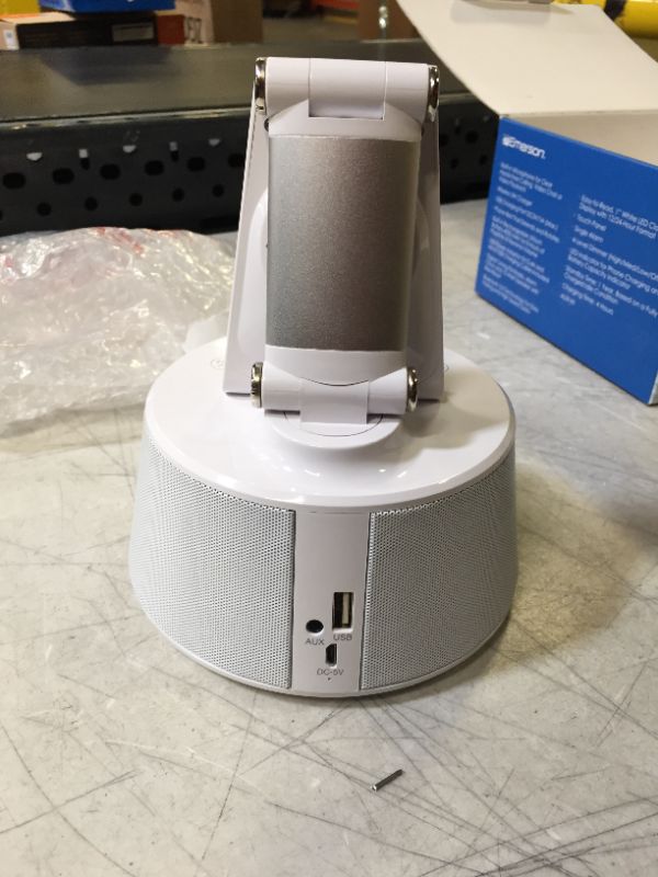 Photo 1 of Bluetooth clock radio and docking station for cell phones