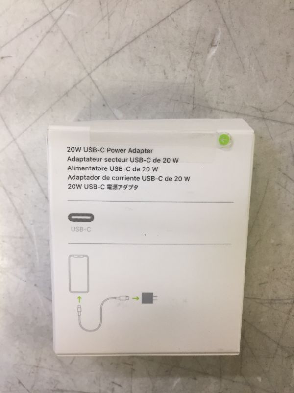 Photo 2 of Apple USB-C Power Adapter 20W - 1.0 Ea