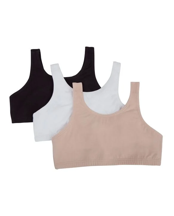 Photo 1 of Cotton Stretch Sports Bra 3 Pack size 42