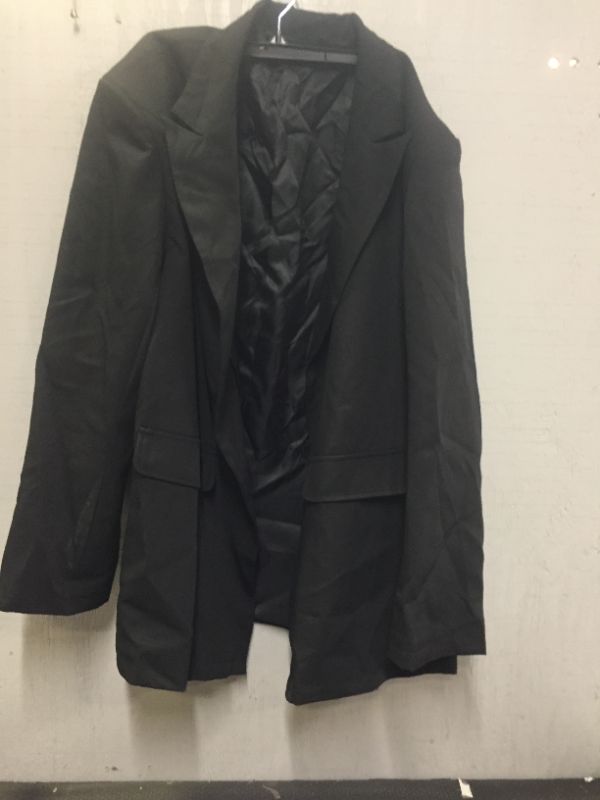 Photo 1 of BLACK BLAZER WITH SHOULDER PADS SIZE XXL 