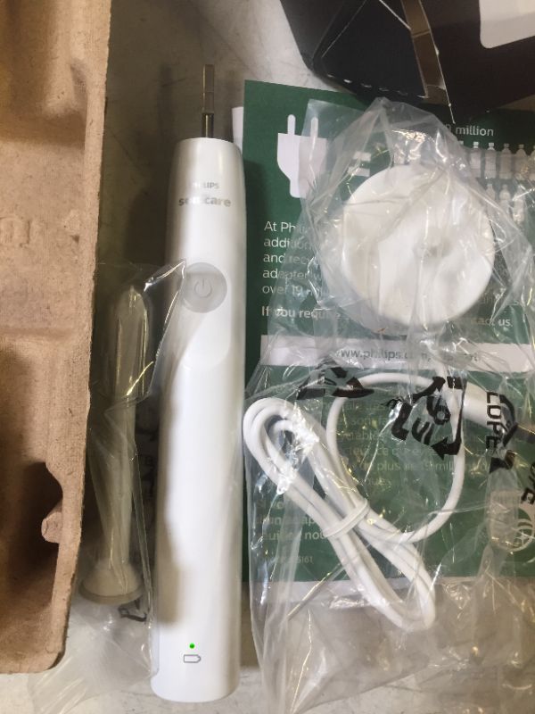 Photo 1 of Philips Sonicare 1100 Power Toothbrush Rechargeable Electric Toothbrush White Grey