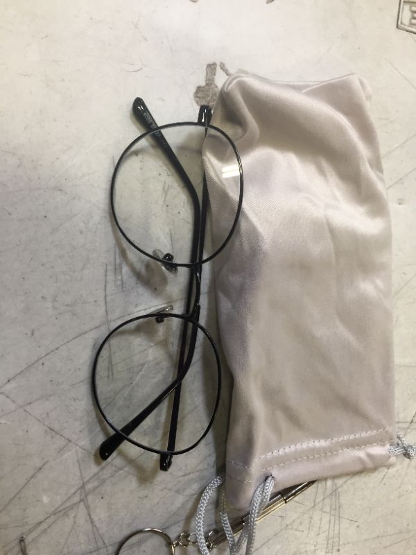 Photo 1 of blue light rounded glasses