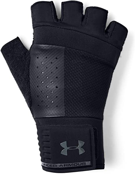 Photo 1 of -SIZE LARGE- Under Armour Men's Weightlifting Gloves (Black)