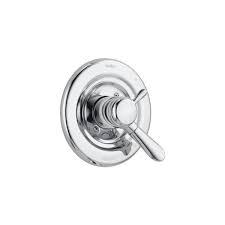 Photo 1 of Delta Faucet Lahara 17 Series Dual-Function Shower Handle Valve Trim Kit, Chrome T17038