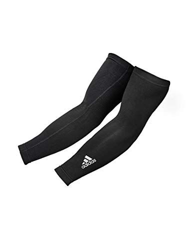 Photo 1 of Adidas Unisex Arm Sleeves, Black, Small Medium US