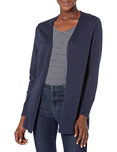 Photo 1 of Amazon Essentials Women's Lightweight Open-Front Cardigan Sweater, Navy, Small