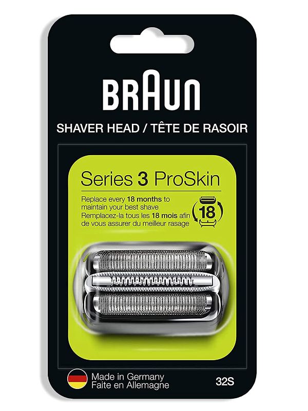 Photo 1 of 32S Electric Shaver Head Replacement - Compatible with Braun Series 3 ProSkin Shavers 3000s,3010s,3040s,3050cc,3070cc
