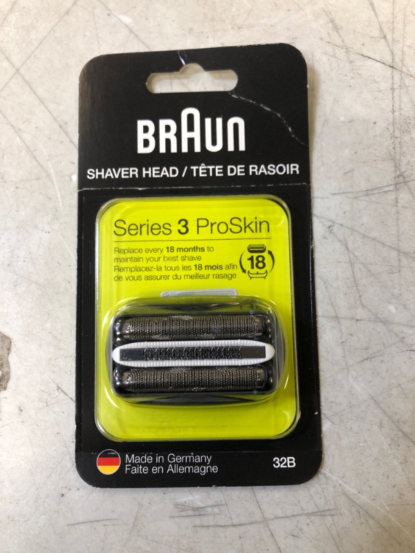 Photo 2 of 32S Electric Shaver Head Replacement - Compatible with Braun Series 3 ProSkin Shavers 3000s,3010s,3040s,3050cc,3070cc
