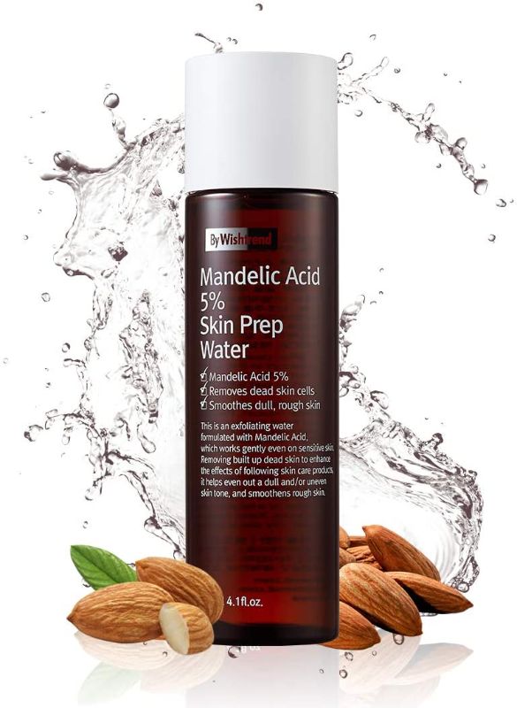 Photo 1 of [BY WISHTREND] Mandelic Acid 5% Skin prep Water, Gentle Skin exfoliator for face, Aha Bha Toner, Ideal for Sensitive Skin | Helping clogged pores and Pigmentation (4.1 Fl Oz (Pack of 1))
exp 3 11 2024