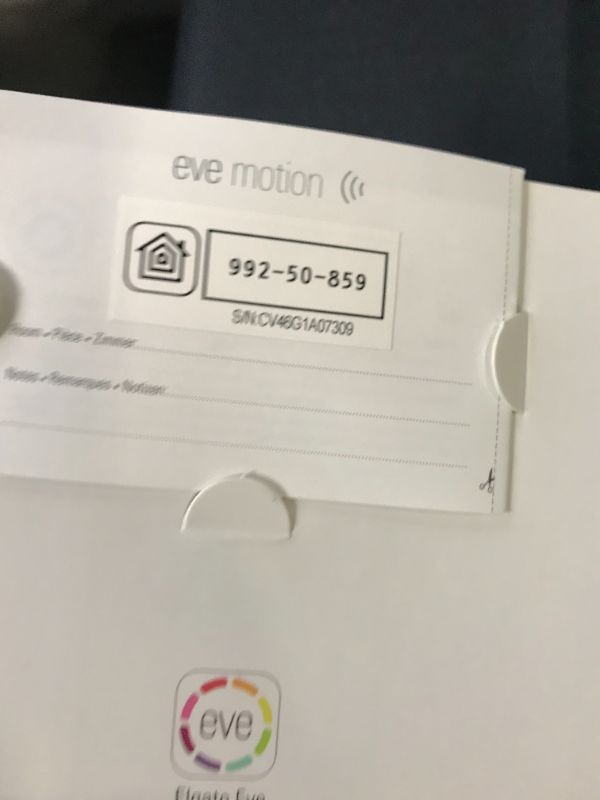 Photo 3 of Eve Motion - Apple HomeKit Smart Home Motion Sensor for Triggering Accessories and Scenes
