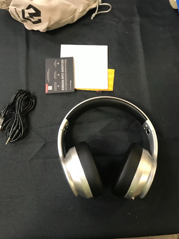 Photo 1 of PowerLocus Wireless Bluetooth Over-Ear Stereo Foldable Headphones, Wired Headsets with Built-in Microphone for iPhone, Samsung, LG, iPad
