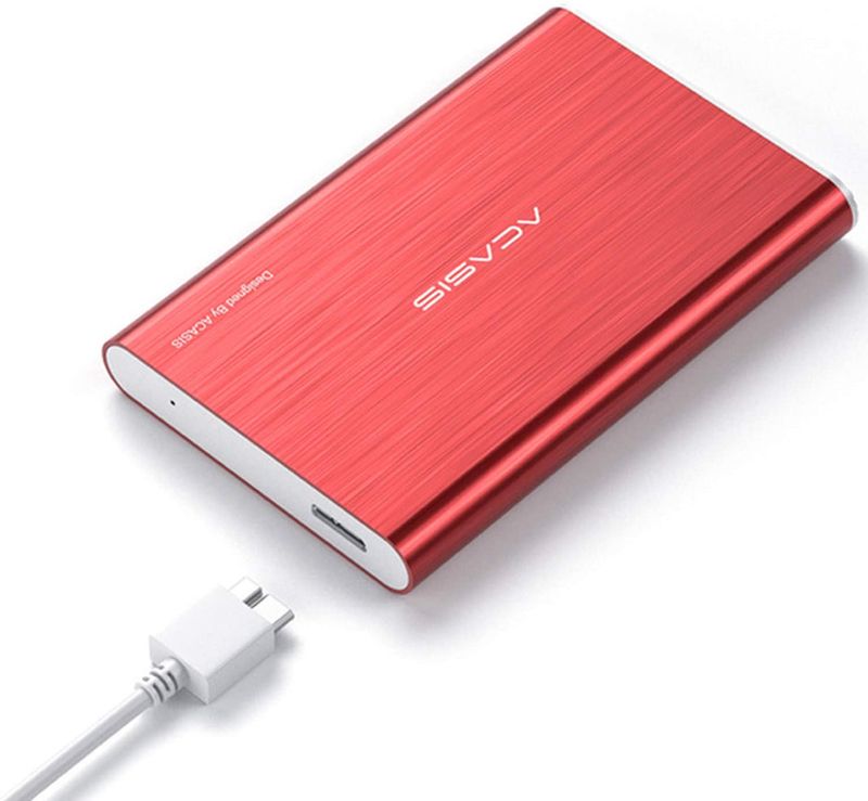 Photo 1 of ACASIS HDD 2.5" 120GB Portable External Hard Drive USB3.0 Hard Disk Storage Devices for PC,Laptop,Mac,PS4, Xbox one(RED)
factory sealed 