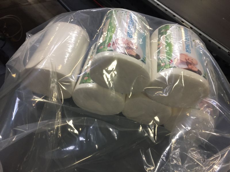 Photo 1 of Naturally Natures Bamboo Disposable Diaper Liners (6PK) 600 Sheets Gentle and Soft, Chlorine and Dye-Free, Unscented, Biodegradable Inserts (Set of 6)