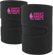 Photo 1 of Sports Research Sweet Sweat Thigh Trimmers, Medium, Pink, 1 Pair