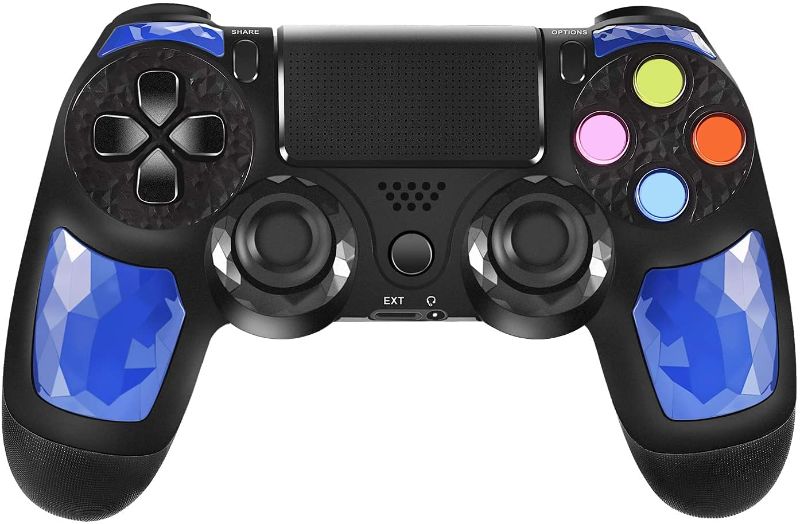 Photo 1 of ORDA Wireless Controller, Wireless Gamepad for PC with Vibration and Audio Function, Mini LED Indicator, USB Cable and Anti-Slip