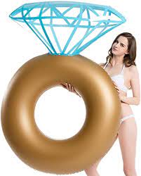 Photo 1 of Inflatable diamond ring pool float