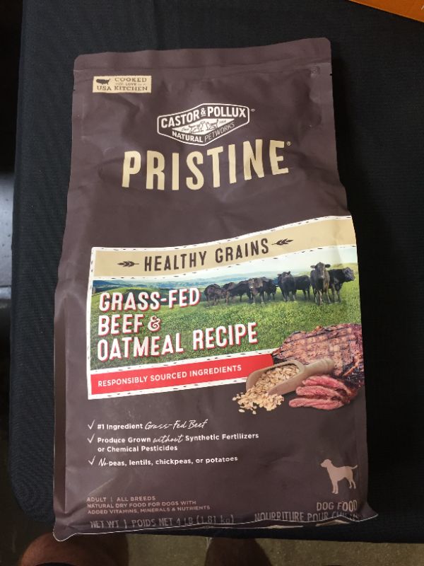 Photo 2 of 4 lbs Pristine Grain Free Grass-Fed Beef & Oatmeal Dog Food