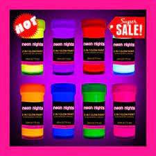 Photo 1 of 2-in-1 Glow In The Dark Acrylic Paint Set By Neon Nights