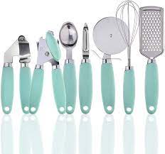 Photo 1 of Cook with Color 7 Piece Kitchen Gadget Set - Stainless Steel Utensils with Soft