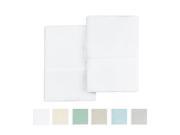 Photo 1 of Pizuna 400 Thread Count Cotton 2 Piece Pillow Cases (White - Queen)