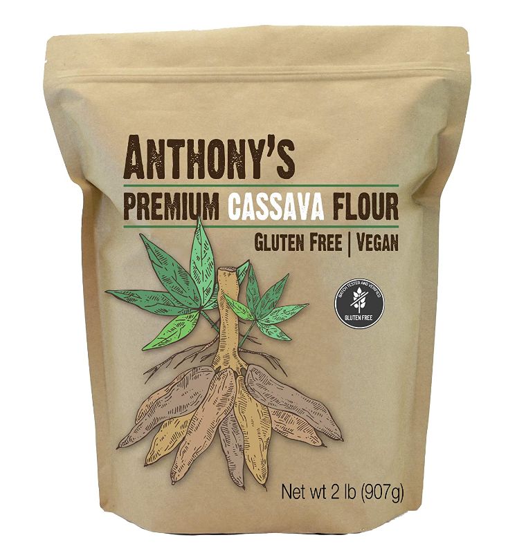 Photo 1 of Anthony's Cassava Flour, 2lbs, Batch Tested Gluten Free, Non GMO, Vegan