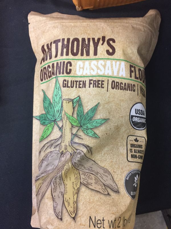 Photo 2 of Anthony's Cassava Flour, 2lbs, Batch Tested Gluten Free, Non GMO, Vegan