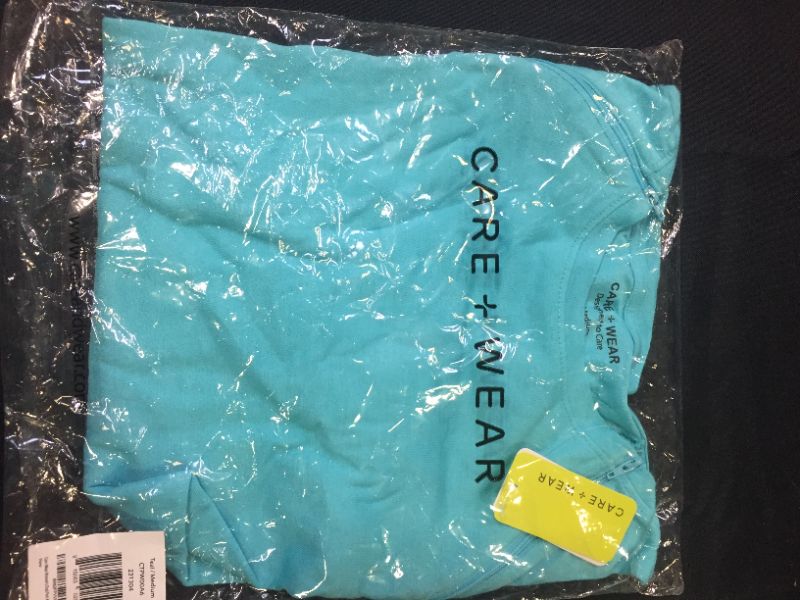 Photo 2 of Care+Wear Women’s Dual Port Access Chemo Shirt Teal SIZE M 