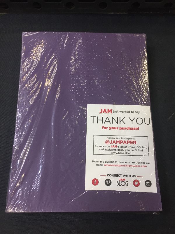 Photo 2 of JAM PAPER 9 x 12 Open End Catalog Premium Envelopes - Dark Purple - 50/Pack
