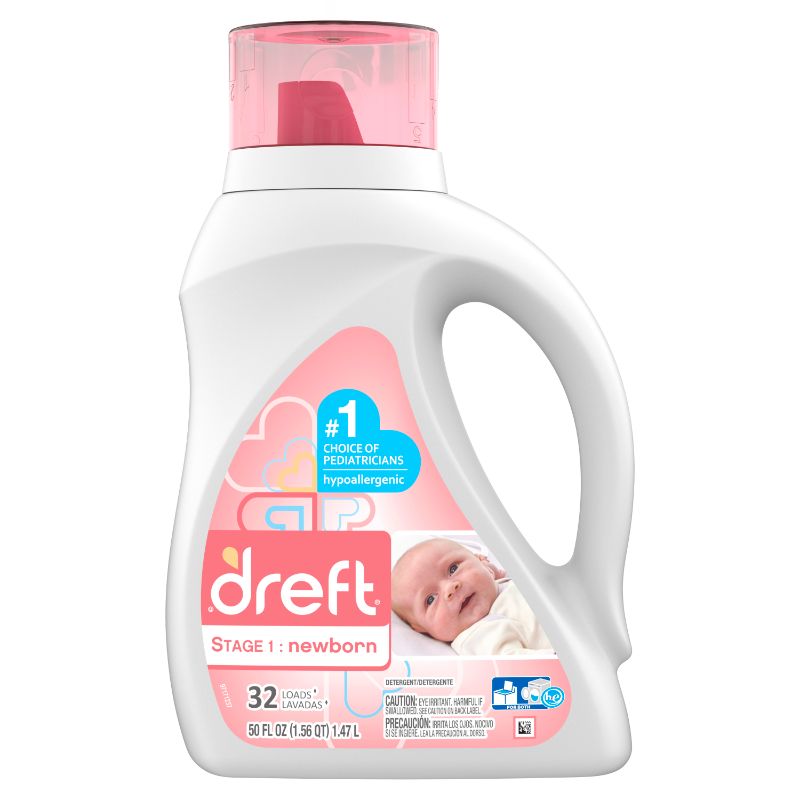 Photo 1 of Dreft Stage 1: Newborn Baby Liquid Laundry Detergent, 32 Loads 50 Fl Oz