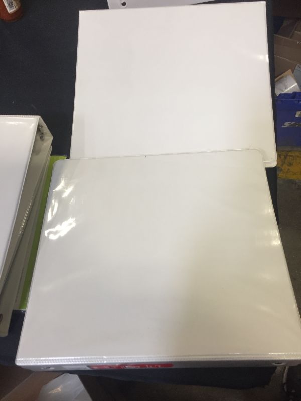 Photo 2 of BAZIC 3 Ring Binder 1.5 Economy View Binders White Hold 280 Sheets 2PACK