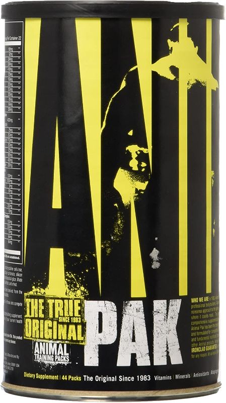 Photo 1 of Animal Pak, 44 Packets, 22 Servings by Universal Nutrition
Best By: July 2023