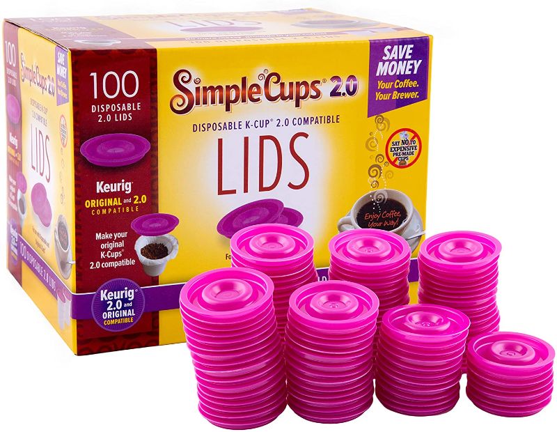 Photo 1 of Disposable K-cup Lids for Keurig (100 count)- Reuse and Recycle your empty K-Cups
