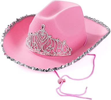 Photo 1 of Funny Party Hats Cowgirl Hat - Princess Cowboy Hats for Women
