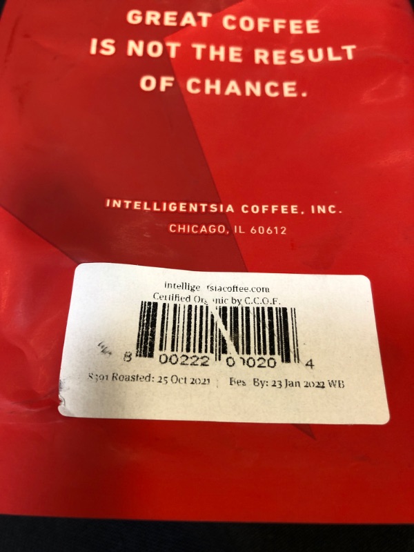 Photo 3 of Intelligentsia Organic El Gallo Breakfast Blend Coffee 12 oz. Bag
Freshest by Jan 2022