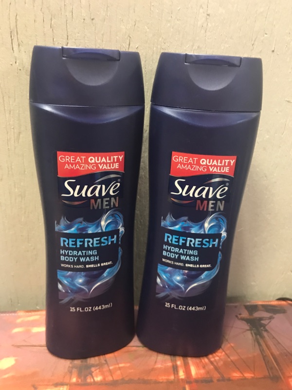 Photo 2 of 2 Suave Men Body Wash, Refresh, 15 Fl Oz--new 

