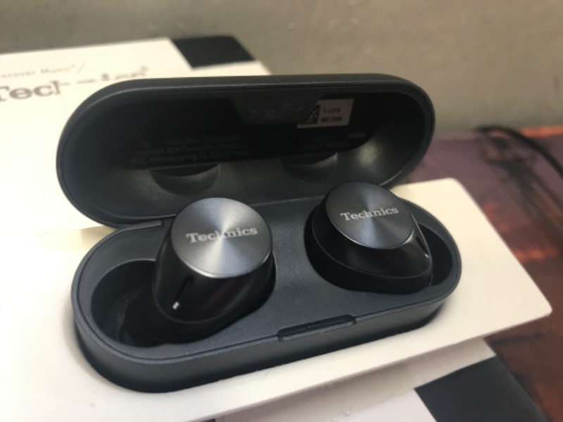 Photo 2 of Technics True Wireless Earbuds with Advanced Noise Cancelling, High-Fidelity Bluetooth Ear Buds with Multi-Point Connectivity, Impressive Call Quality Using JustMyVoice Technology- EAH-AZ60-K (Black)
