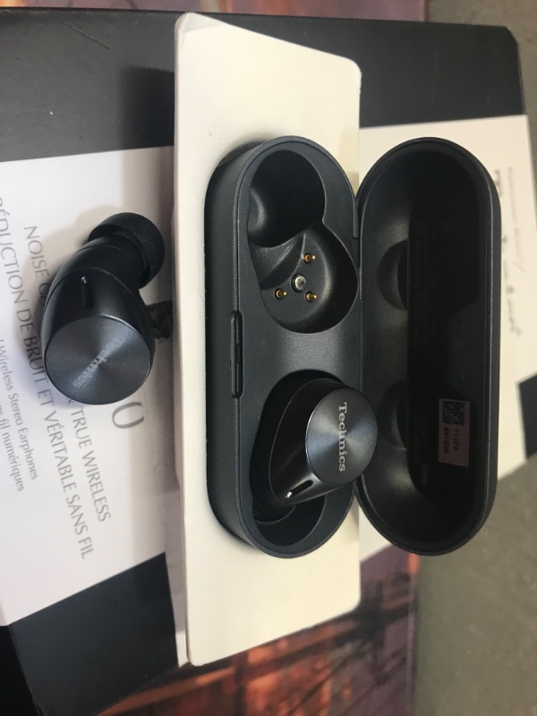 Photo 3 of Technics True Wireless Earbuds with Advanced Noise Cancelling, High-Fidelity Bluetooth Ear Buds with Multi-Point Connectivity, Impressive Call Quality Using JustMyVoice Technology- EAH-AZ60-K (Black)
