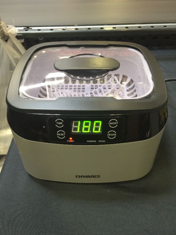 Photo 1 of 1200 B ultrasonic cleaner (turns on but unable to fully test)