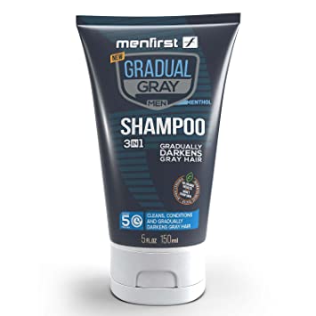 Photo 1 of MENFIRST Gradual Gray 3-in-1 Hair Darkening Shampoo and Conditioner for Men, Gradually Reduce Grey and White Hair Color for Natural Looking Results ---- EXP IN PHOTOS 
