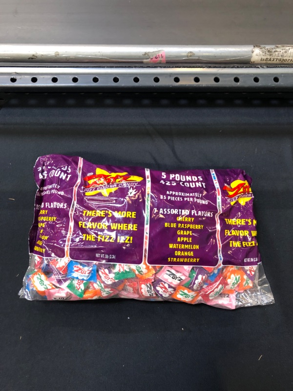 Photo 2 of Zotz Fizzy Candy Bag, Assorted Flavors, 5 lb Bag Best By May 2023
