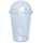 Photo 2 of [50 Sets - 16 oz.] Crystal Clear Plastic Cups With Dome Lids