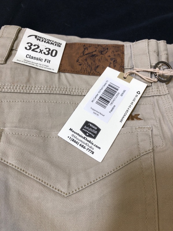 Photo 2 of Men's Camber 103 Pant Classic Fit - Freestone - 32x30 Mountain khakis