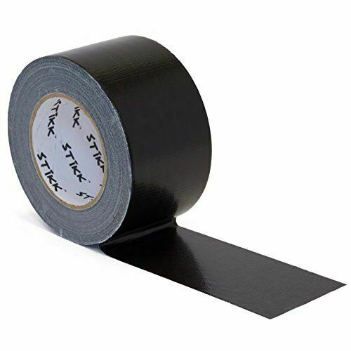 Photo 1 of 3" x 60 yd 7.5 Mil Thick Black Duct Tape PE Coated Weather Resistant (2.83 in 72MM)