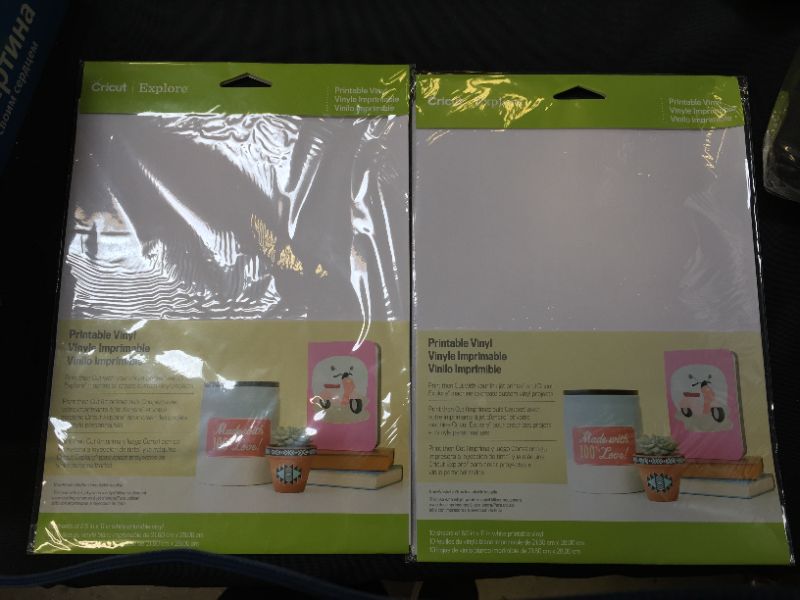 Photo 2 of Cricut Printable Vinyl, White
2 pack 