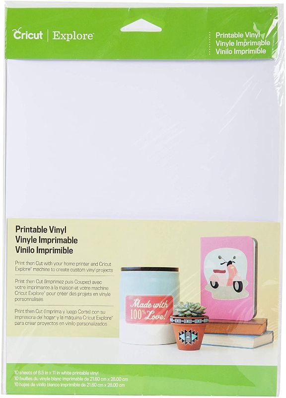 Photo 1 of Cricut Printable Vinyl, White
2 pack 