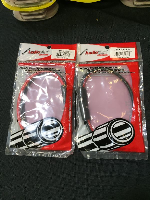 Photo 2 of 

Audiopipe 10 Gauge 12" Quick Disconnect Wire Harness
(2 pack)
